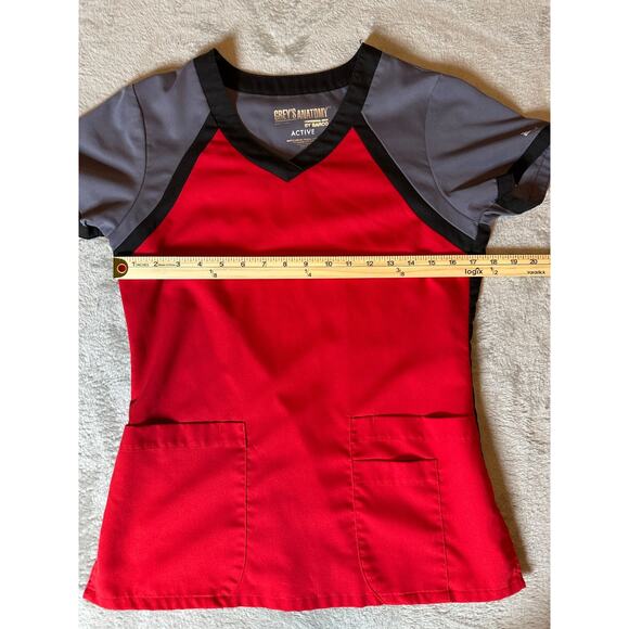 Women’s Grey’s Anatomy by Barco Short Sleeve Scrub Top/Shirt Size Small - Picture 5 of 7